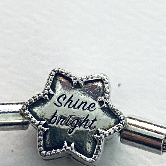 Pandora Shining Bright Mesh Bangle Bracelet - Picture 3 of 3